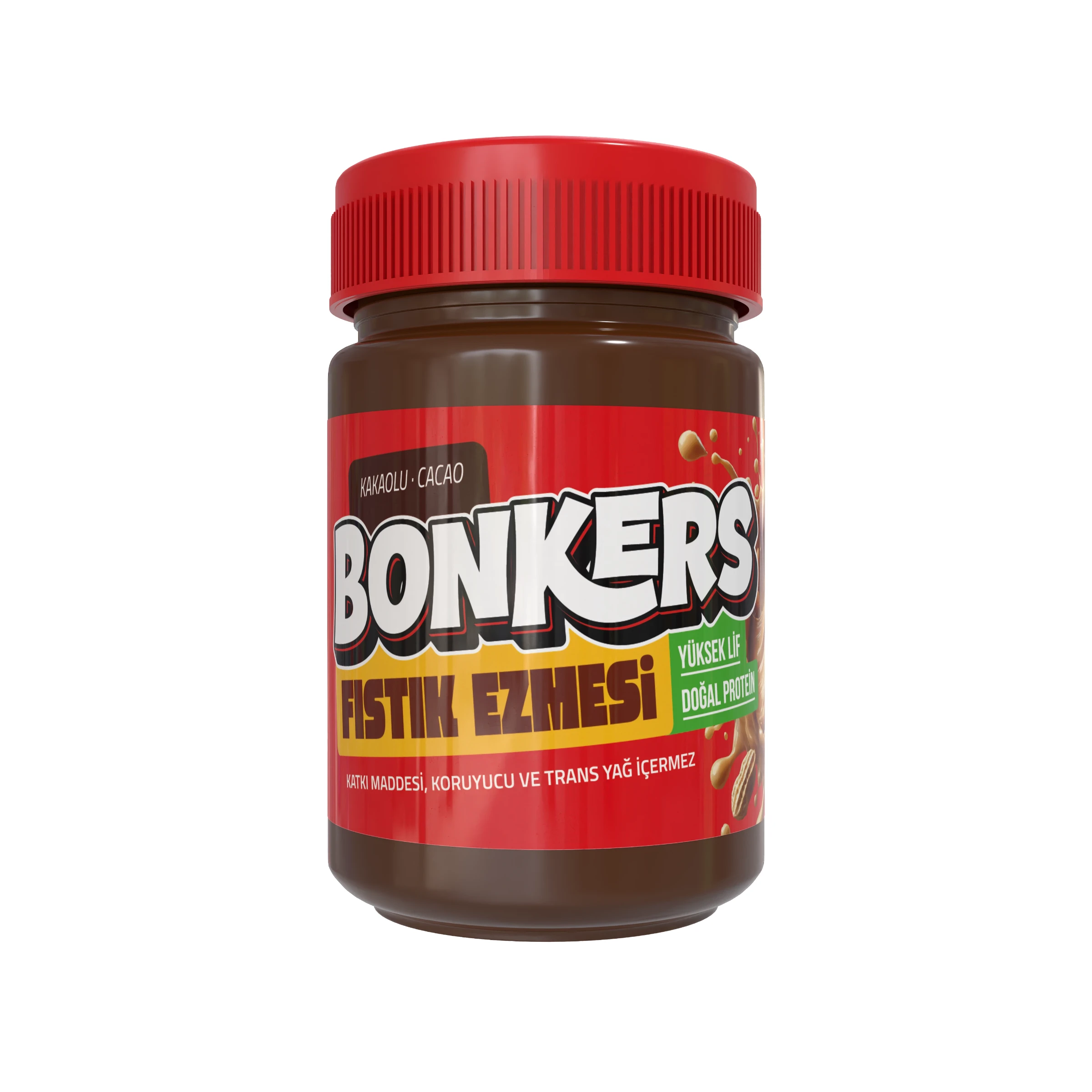 Bonkers Kakaolu Fıstık Ezmesi